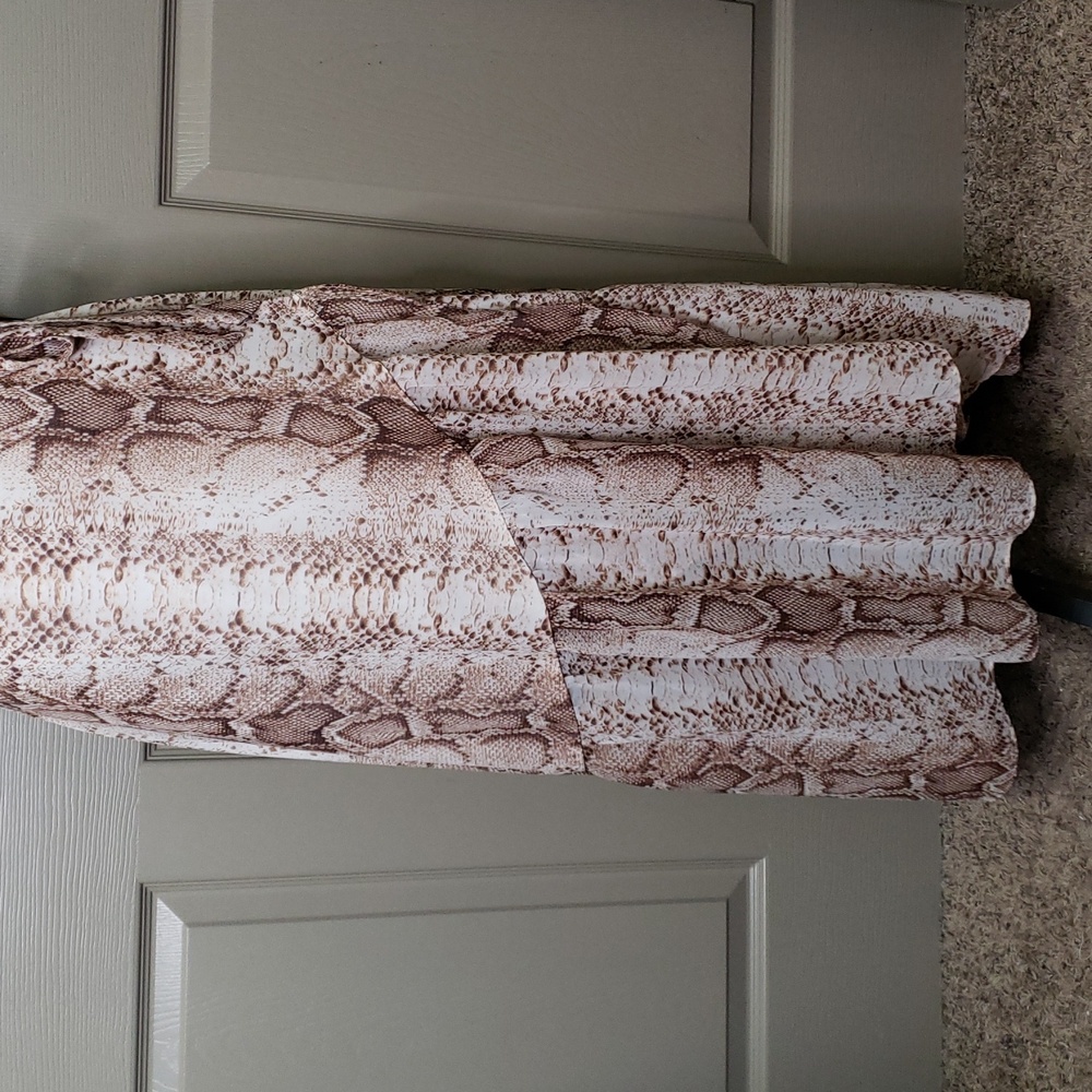 NWT Bar 111 Essentials Snake Python Print Wrap Ma… - image 3